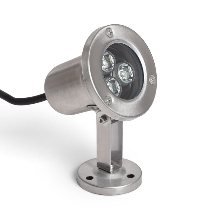 LEDKIA LIGHTING LED-Strahler tauchfähig RGB 3W Oberfläche 12V DC Inox RGB, Rgb