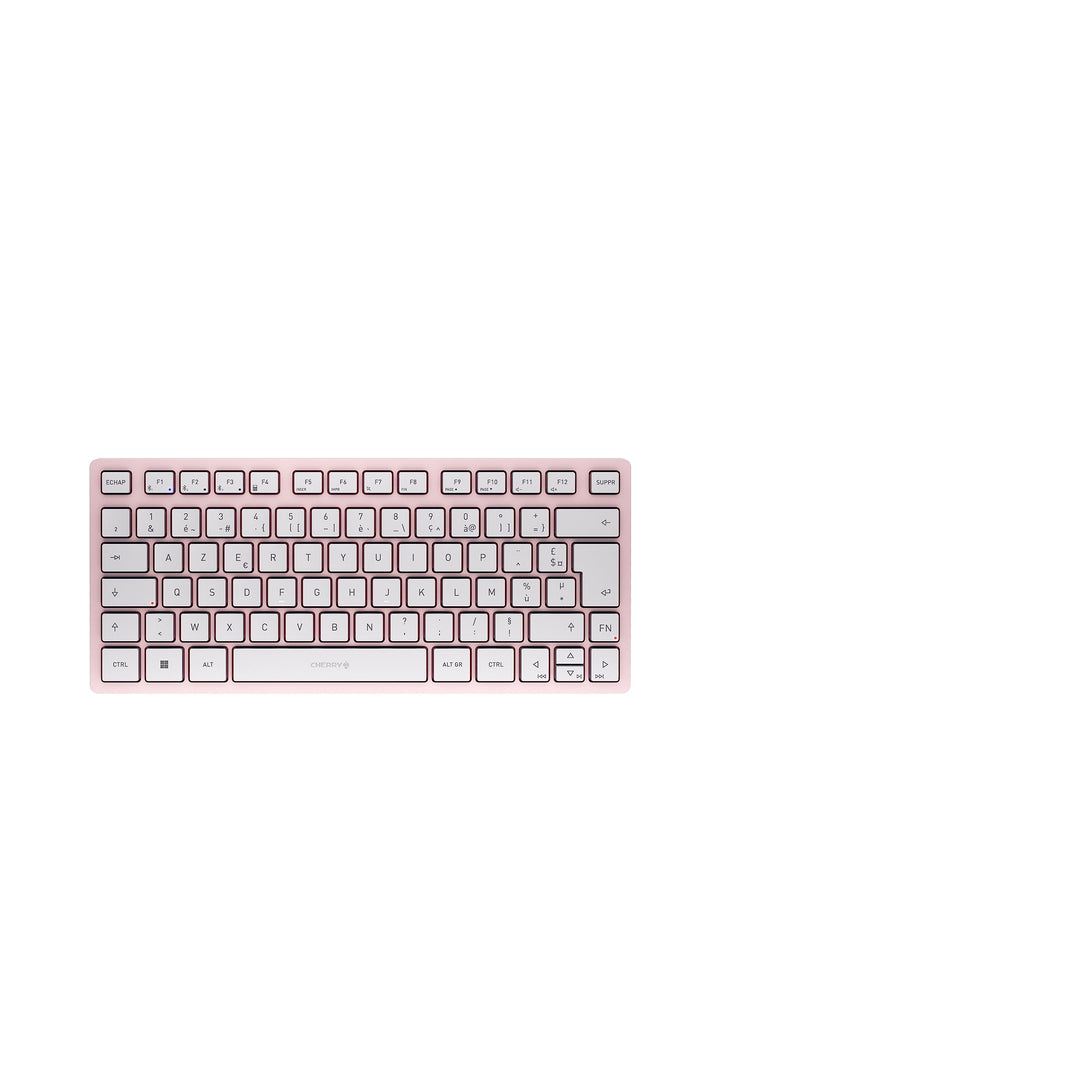 CHERRY KW 7100 Mini BT, Kompakte Multi-Device-Tastatur mit 3 Bluetooth-Kanälen, Französisches Layout