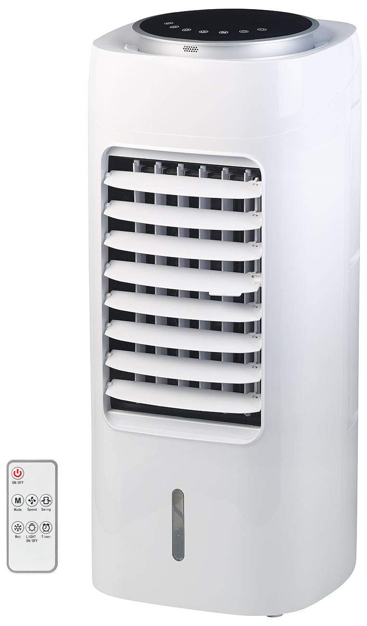 Sichler Haushaltsgeräte Ventilator mit Wasser: 3in1-Luftkühler, Luftbefeuchter, Ionisator, Touch, 6