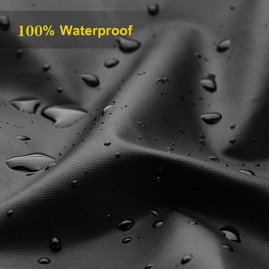 Grill Abdeckhaube, Grillabdeckung Wasserdicht BBQ Cover Schutzhuelle Haube Grill Abdeckplane für Bri