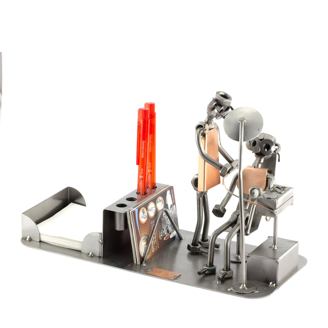 Steelman24 I Schraubenmännchen Zahnarzt Büro Organizer I Made in Germany I Handarbeit I Geschenkidee