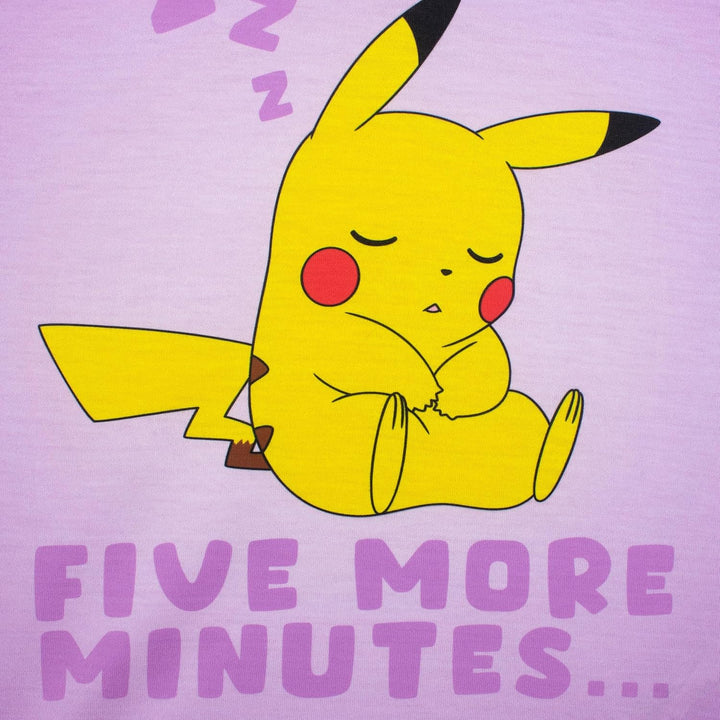 Pokémon Schlafanzug | Pikachu Pyjama Mädchen | Schlafanzüge Für Mädchen Pikachu 116 Rosa, 116 Rosa