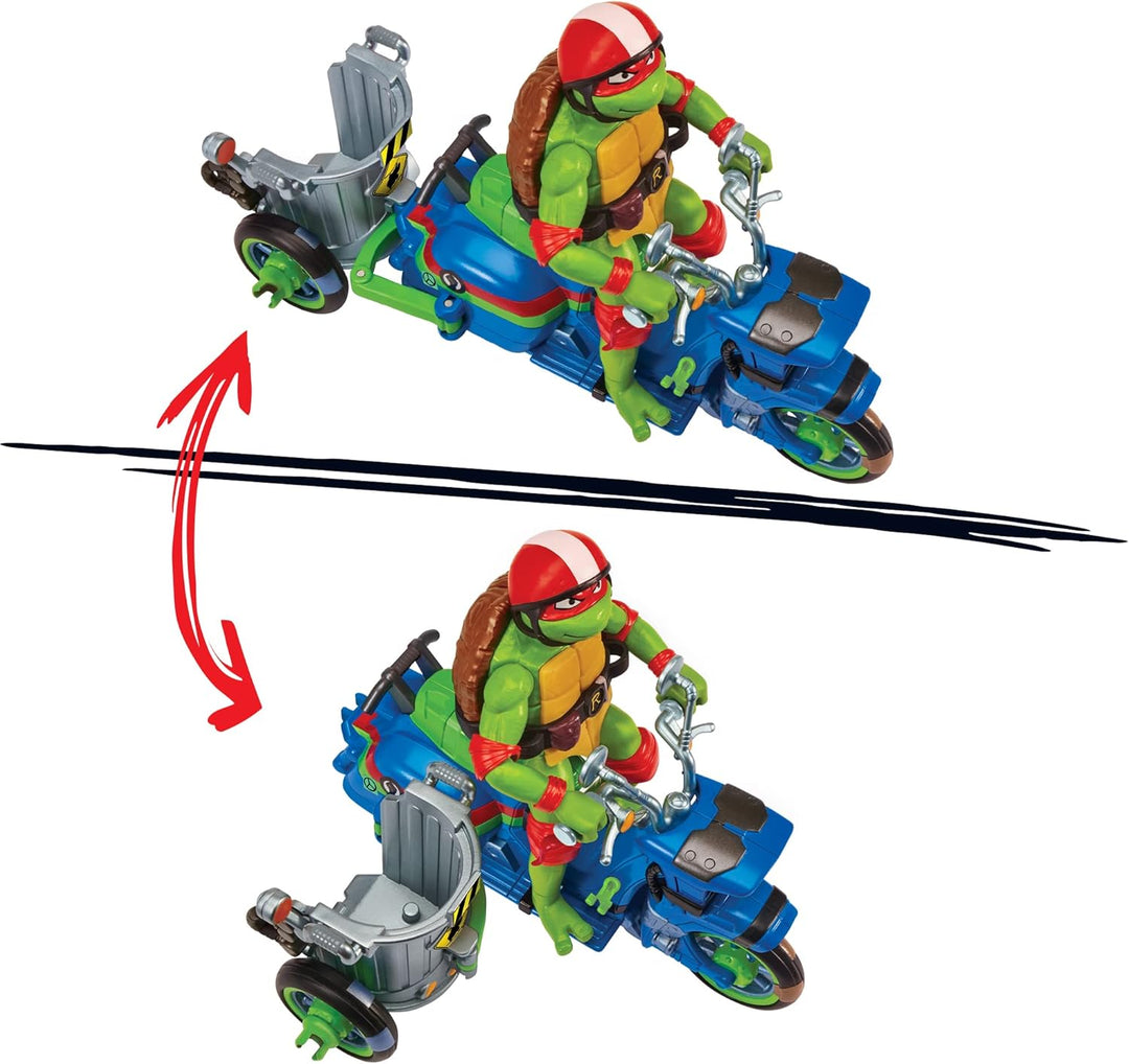 Teenage Mutant Ninja Turtles - Turtle Cycle W/Sidecar & Figure