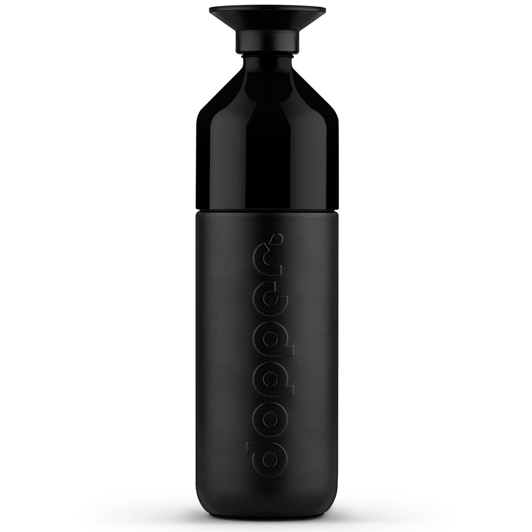 Dopper Insulated Blazing Black Thermosflasche 1L - Doppelwandig, auslaufsicher, hält 24h kalt/9h hei
