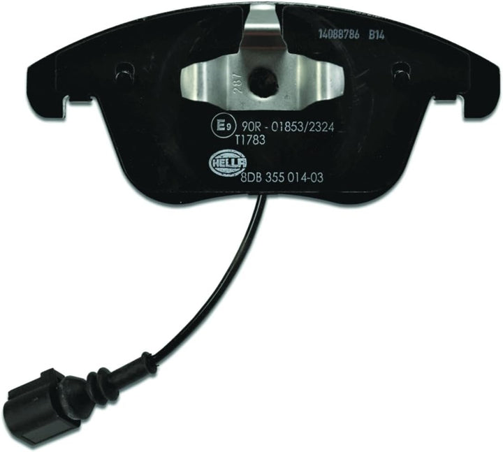 HELLA PAGID 8DB 355 014-031 Bremsbelagsatz - T1783 - Bremssystem: Teves - mit integriertem Verschlei