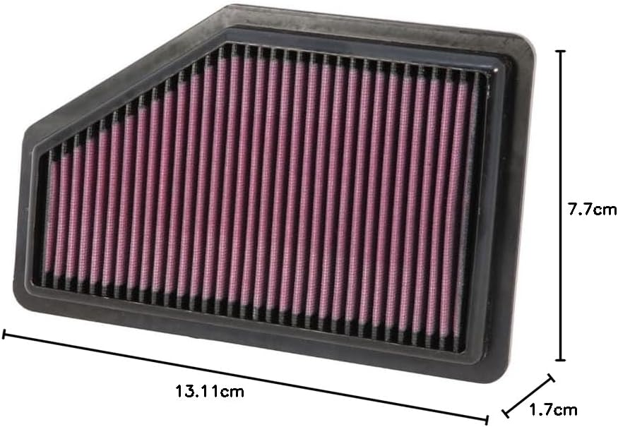 K&N 33-2961 Motorluftfilter: Hochleistung, Prämie, Abwaschbar, Ersatzfilter,Erhöhte Leistung, 2007-2