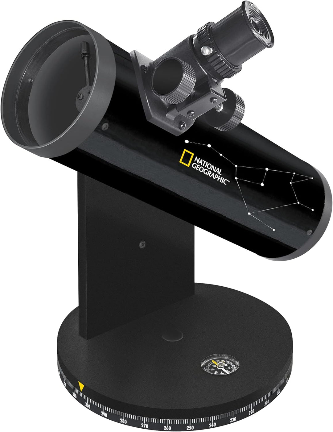 National Geographic Teleskop 76/350 Compact Dobson mit Tischstativ und umfangreichem Zubehör zum Sta