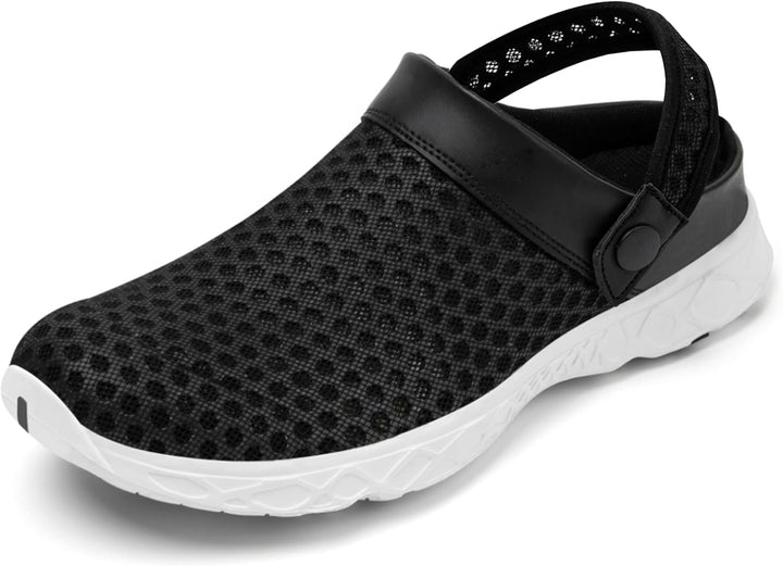 SAGUARO Sommer Clogs Herren Gartenschuhe Damen Hausschuhe Leicht Pantolette rutschfest Badelatschen