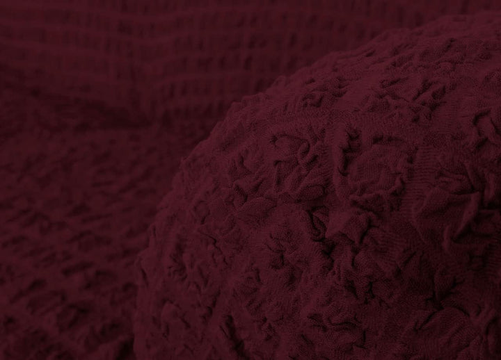 BIANCHERIAWEB Voila Sofaüberwurf aus Canvas, 2-Sitzer Bordeaux, Bordeaux