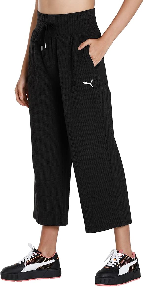 PUMA HER Damen Straight Leg Hose S Puma Black, S Puma Black