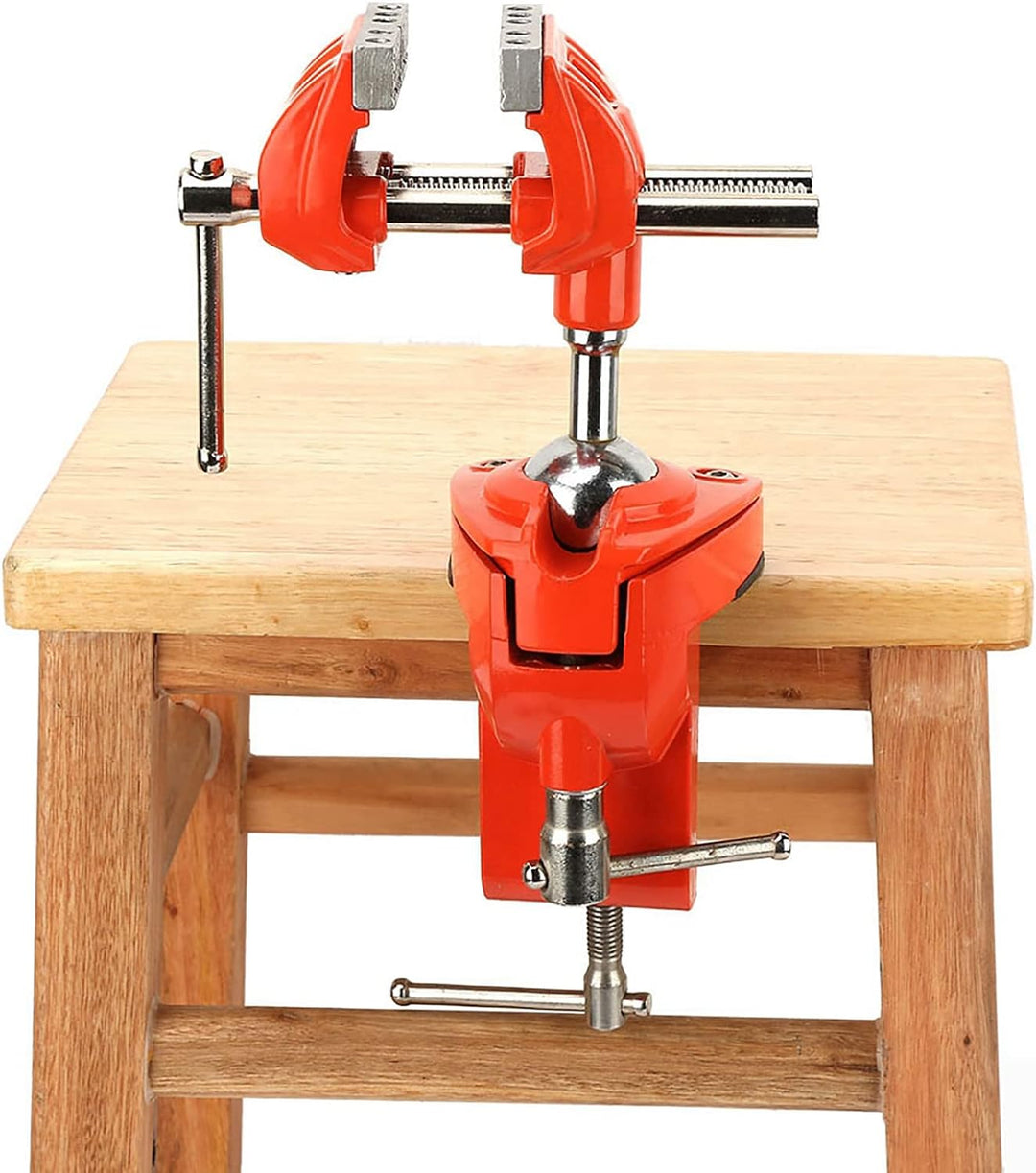 Tischschraubstock Mini 360 ° drehbar Verstellbare 70 mm Backenbreite Arbeitstischzange Tischklemme f