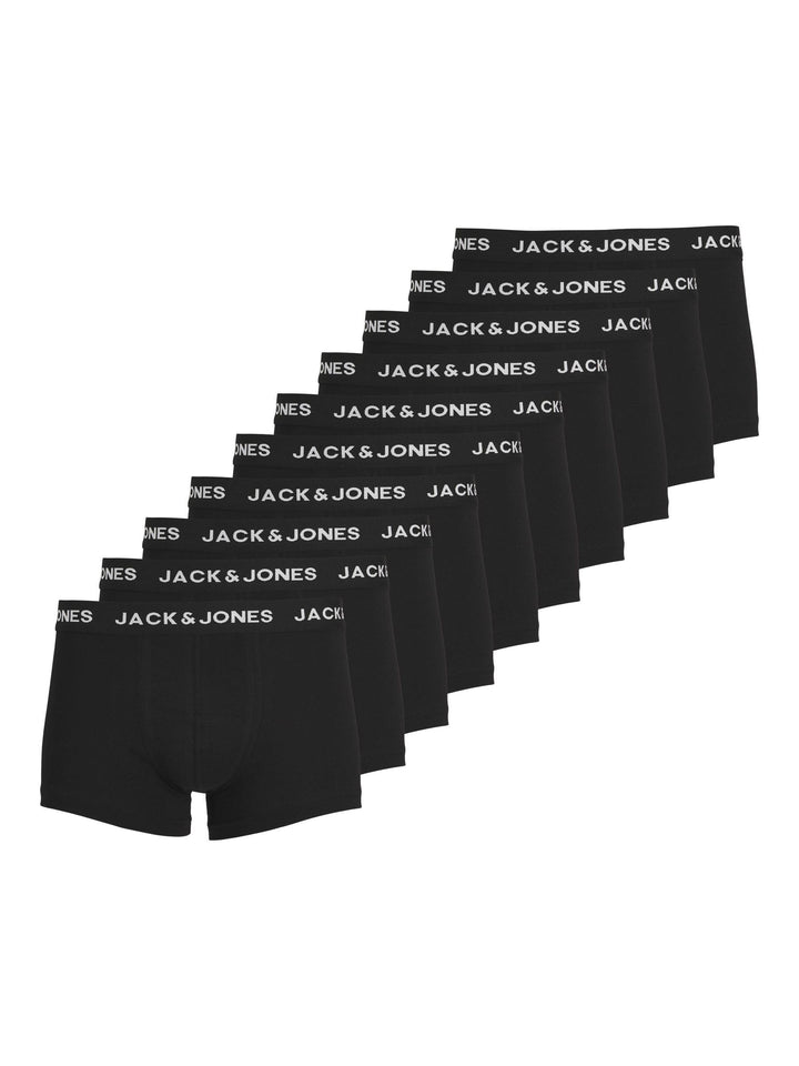 JACK & JONES Herren Boxershorts (10er Pack) Klassisch S Schwarz, Klassisch S Schwarz