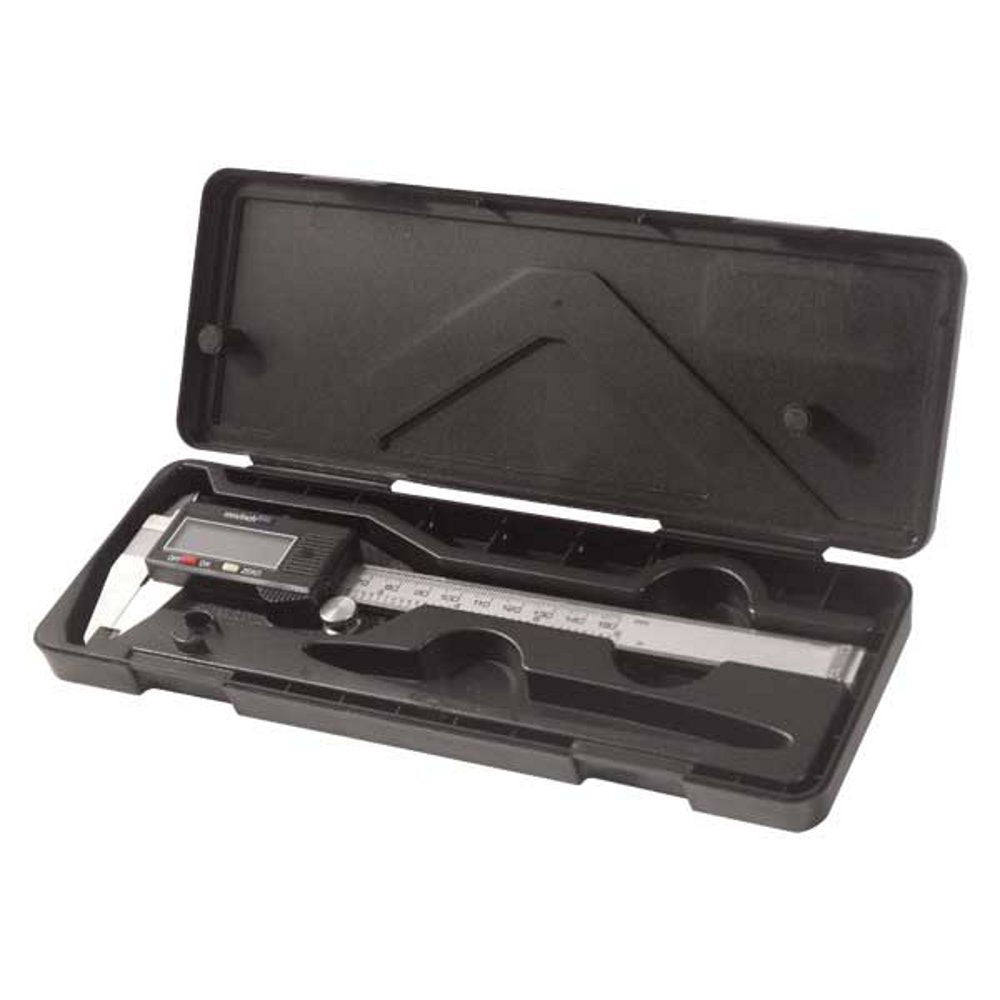 Mauk digitaler Messschieber 0-150 mm LCD Display inch/mm Schieblehre inkl. Case
