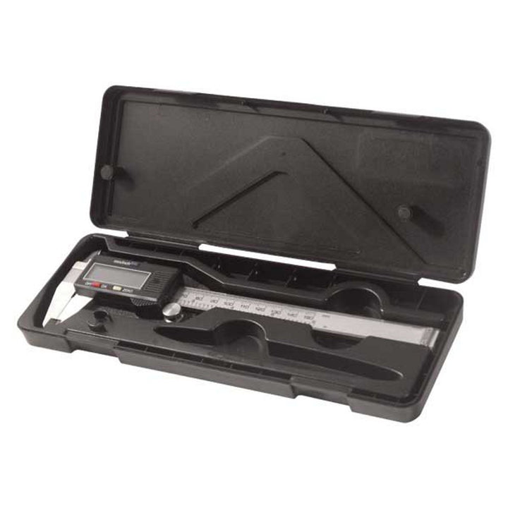 Mauk digitaler Messschieber 0-150 mm LCD Display inch/mm Schieblehre inkl. Case