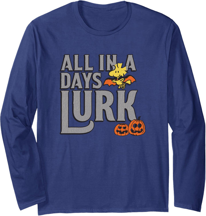 Peanuts Woodstock Alle in Tage Lurk Langarmshirt