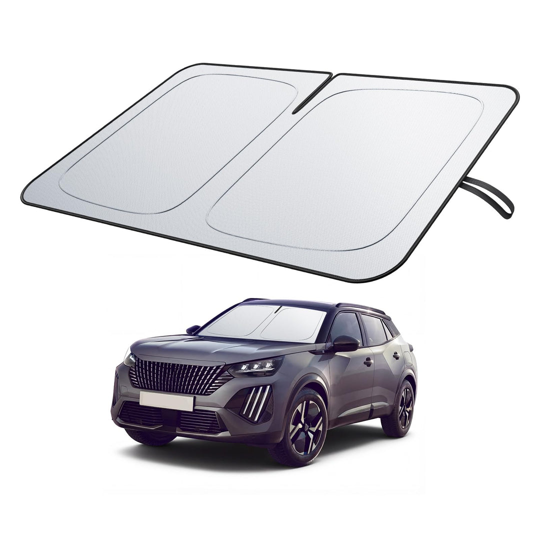 BIXUAN Frontscheiben-Sonnenschutz kompatibel mit Peugeot 2008 e-2008 P24 2020-2025 2026 Auto Sonnens