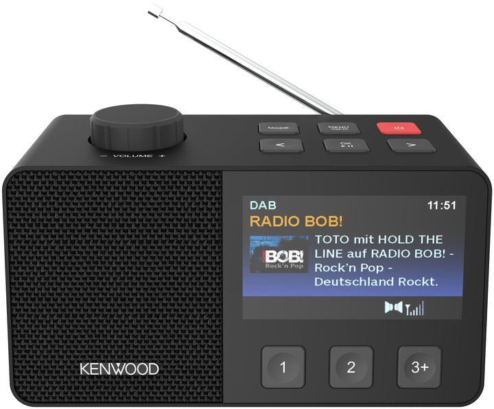 Kenwood CR-M70DAB DAB+/FM Radio mit ASA, 4,3" IPS Display, Bluetooth 5.3, Dual Alarm & Sleep, USB MP