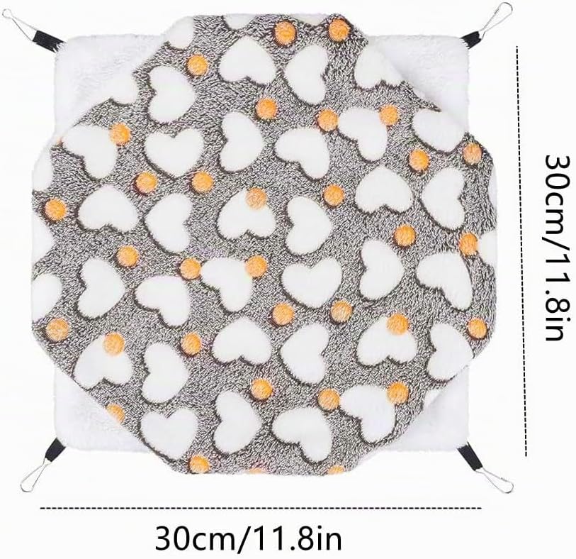 Jinavoty 4 Pcs Meerschweinchen Ratte Hängematte für Käfig, Kleintier Hängematte Frettchen Hängematte