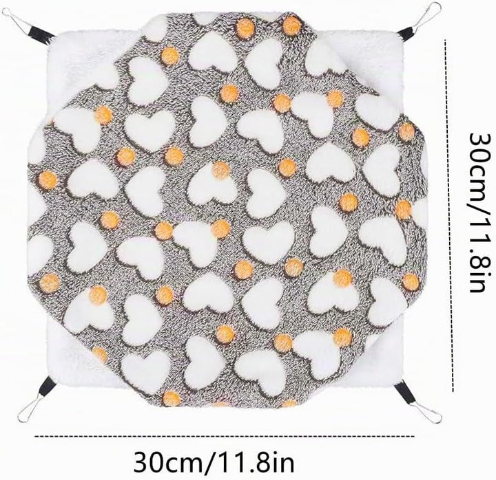 Jinavoty 4 Pcs Meerschweinchen Ratte Hängematte für Käfig, Kleintier Hängematte Frettchen Hängematte