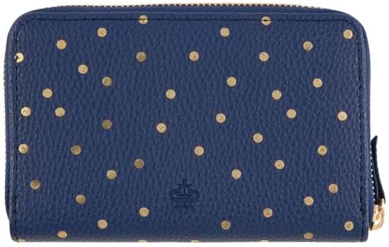 DRAEGER Paris – Geldbörse – 15 x 2,5 x 9,5 cm – Grün/Gold – Reissverschluss – Accessoire Mode, Mode,