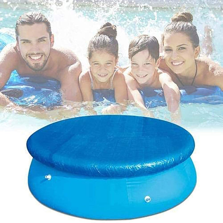 Artfeel 396cm Runde Poolabdeckung Schwimmbadabdeckung,Blau PE Abdeckplane Regendicht Staubdicht Pool