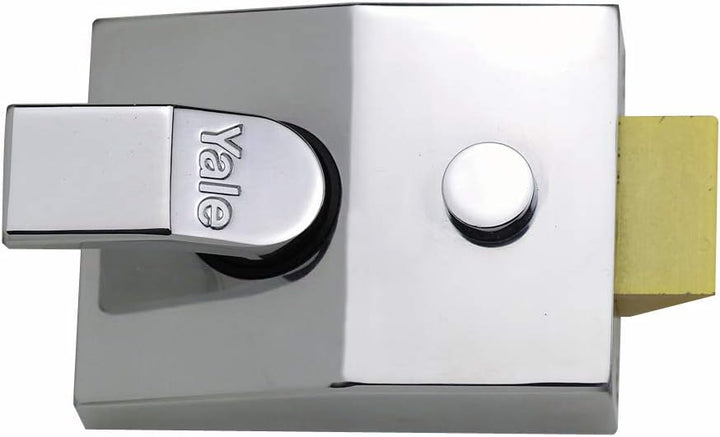Yale P89 Nachtriegelschloss, Dornmass 60 mm, Chrom Chrome 60mm Backset Visi, Chrome 60mm Backset Vis