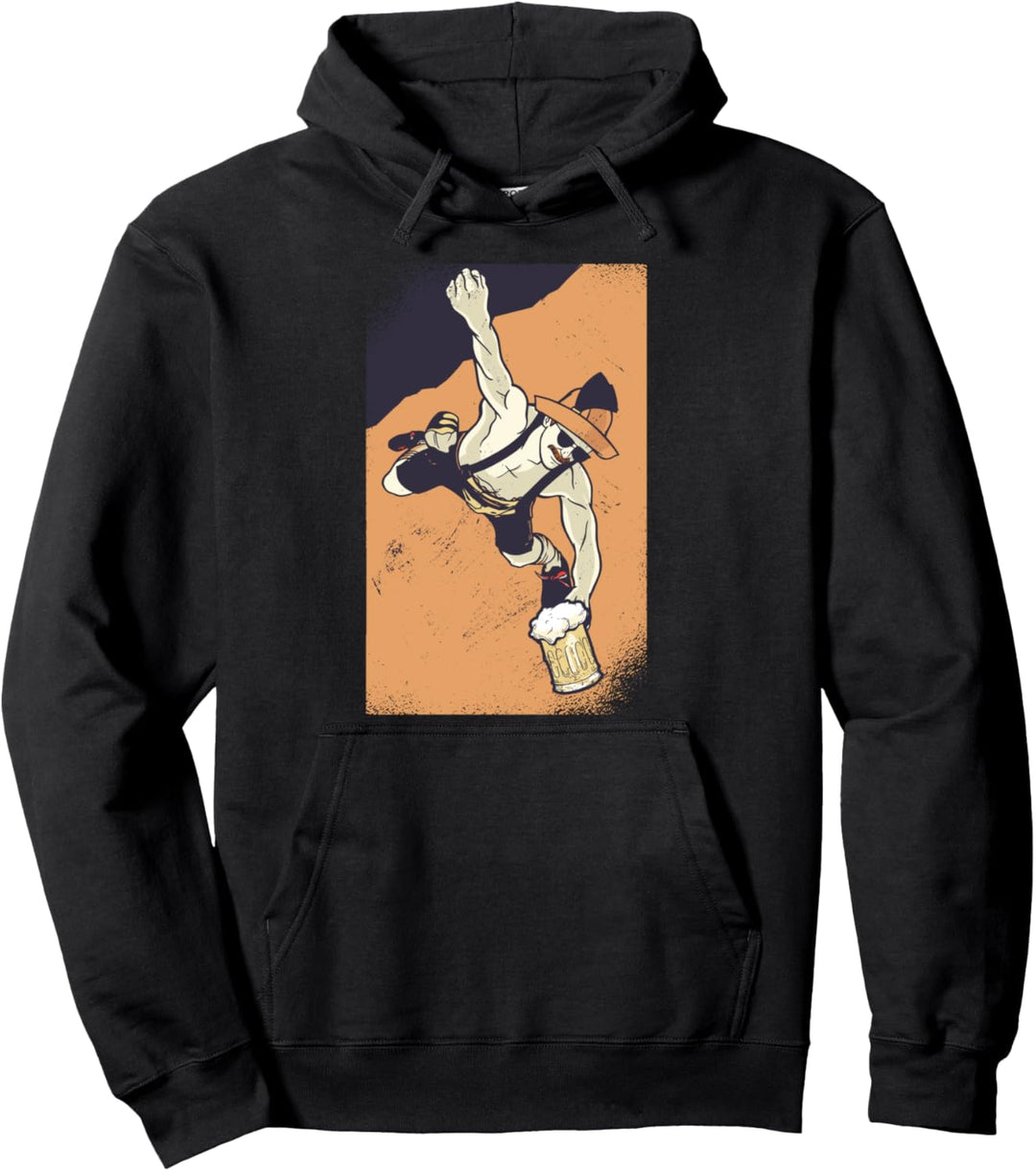Boulder Pullover Frankenjura | Kletter und Free Solo Climb Pullover Hoodie