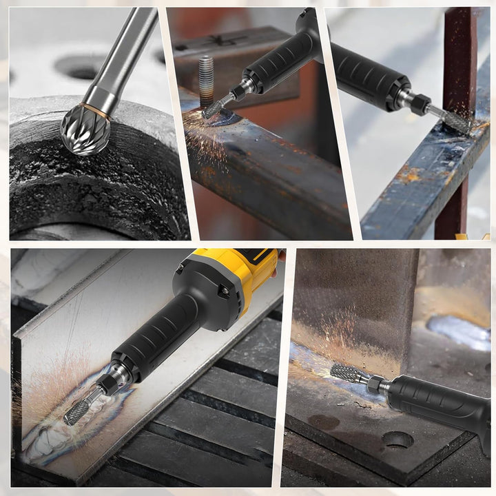 Akku Geradschleifer Kompatibel mit Dewalt 20V Batterie, 4 Variablen Geschwindigkeiten, Bürstenlos Ge
