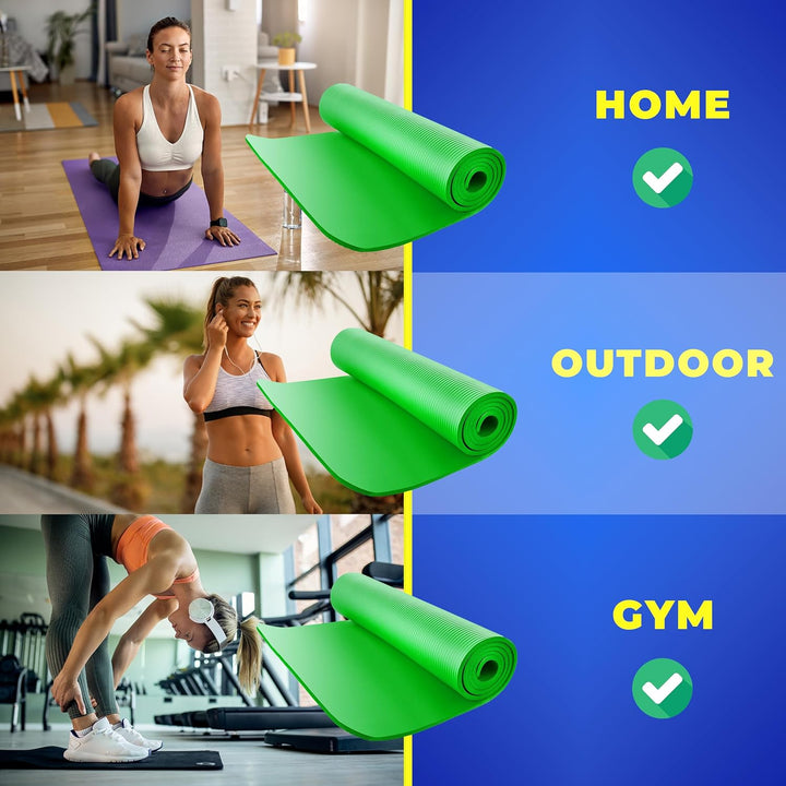 FIZYO FITYO Yogamatte Gymnastikmatte Fitnessmatte Trainingsmatte Turnmatte | für Yoga, Training, Erh