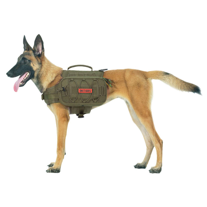 OneTigris Mammoth Hunderucksack 2.0 Version Reissen Camping Wandern Hundebackpack für M/L Grösse Hun