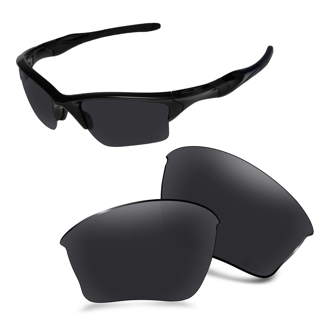 AOZAN ANSI Z87.1 Ersatzgläser kompatibel mit Oakley Half Jacket 2.0 XL OO9153 Sonnenbrille Onyx Schw