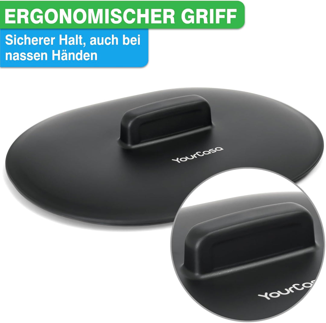 YourCasa Biomülleimer Küche 3,6L - Komposteimer für alltäglichen Biomüll Behälter Spülmaschinenfest