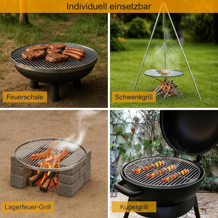 Brandsseller Edelstahl Grillrost Schwenkgrill geeignet - Rostfrei Edelstahl 18/0 Asi 430 Nickelfrei