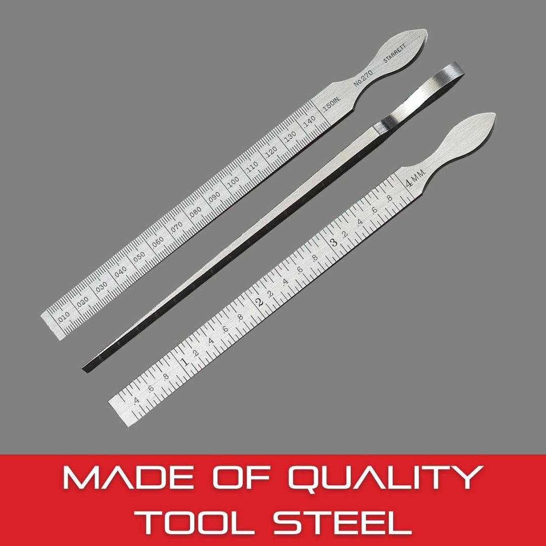 Starrett 270 Messkeil, 0.3-4 mm Messbereich, 0,05 mm