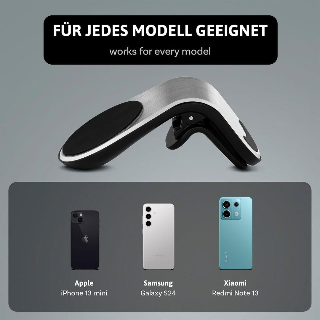ONEFLOW Car Flex Grip für Samsung Galaxy, Apple iPhone, Huawei, Sony, usw. – Auto Handyhalter für da