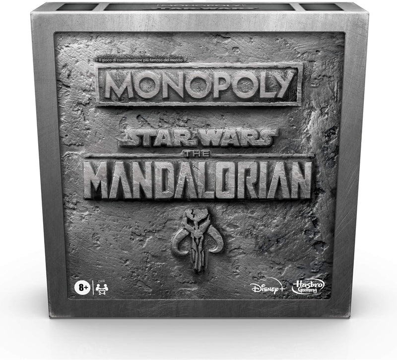 Hasbro Monopoly Star Wars The Mandalorian, Spiel in Box, inspiriert von der TV-Serie The Mandalorian