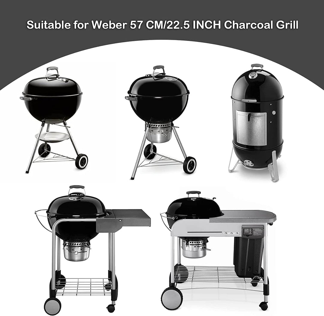 54.6cm Rund Grillrost für Weber 57CM Holzkohlegrills, Grillrost Ersatzteil für Weber One-Touch Perfo