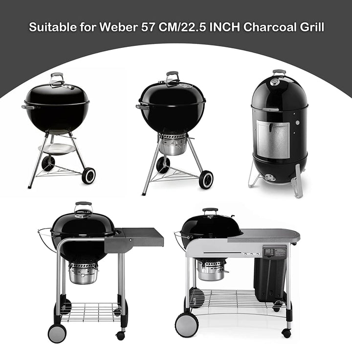 54.6cm Rund Grillrost für Weber 57CM Holzkohlegrills, Grillrost Ersatzteil für Weber One-Touch Perfo