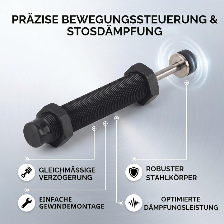 Hydraulischer Stossdämpfer M20 x 30 mm, für Pneumatikzylinder AC2030-2 Hydraulischer Stossdämpfer mi