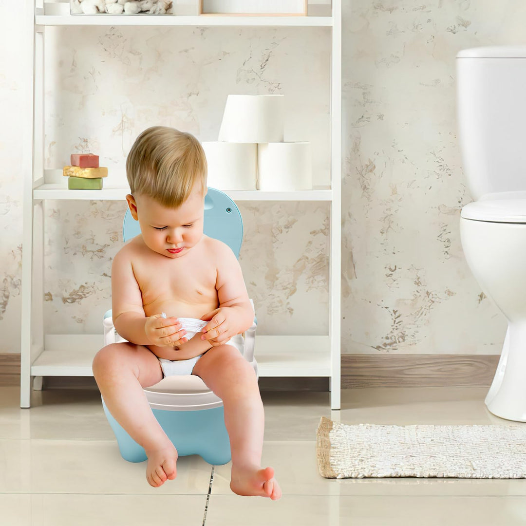 Fiqops Kinder Töpfchen, Toilettensitz Kinder, Typ der Schublade Baby Potty mit Griffe, Bürste, Weich