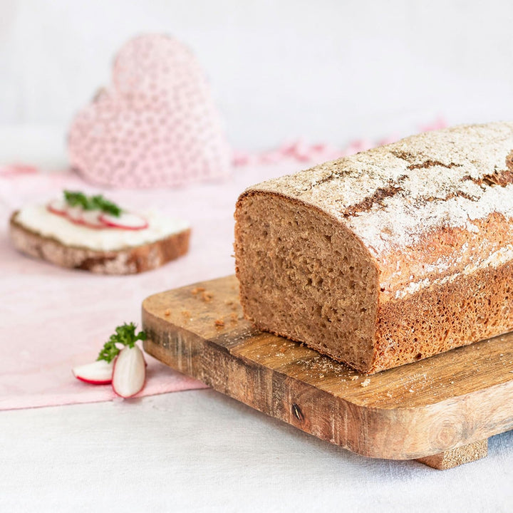 Städter 661264 We love Baking Brotbackform, Aluminium, Schwarz