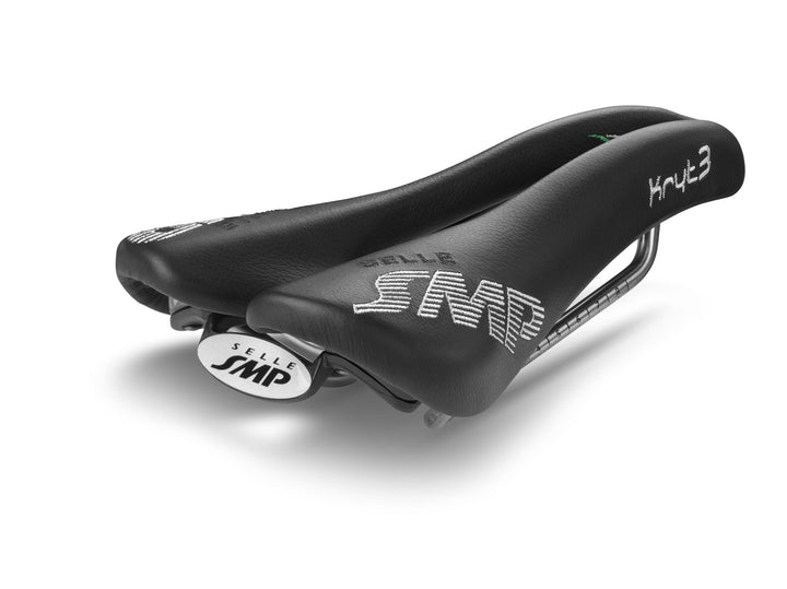 Selle SMP Kryt 3 Crit Fahrradsattel - Made in Italy Schwarz, Schwarz
