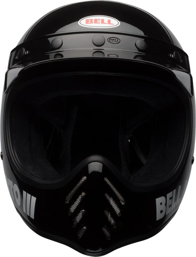 Bell Moto-3 Classic Solid Gloss Black Full Face Helmet