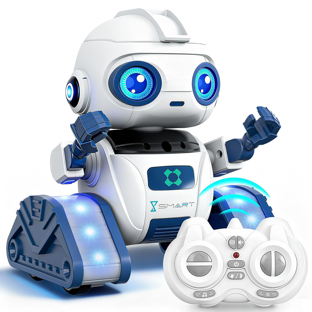 Ophy Roboter Spielzeug für Kinder, Innovative Projektionstechnologie, RC Roboter mit LED-Augen und M