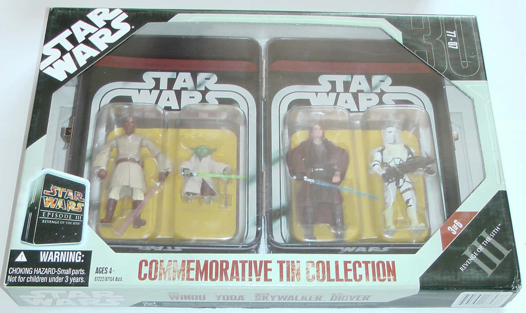 Star Wars Commemorative Tin Collection Episode 3 figure set