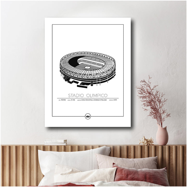 Sverigemotiv Fussballstadion-Wandkunstdruck – Fussballgeschenke für Jungen, Mädchen, Männer – Beste
