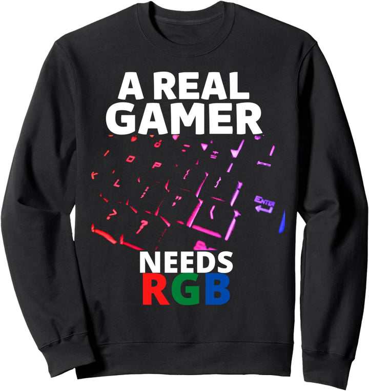 Ein echter Gamer benötigt RGB Sweatshirt