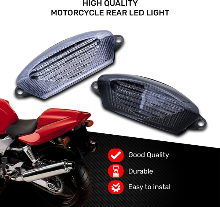 aVDB-moto LED Bremslicht/Rücklicht kompatibel mit HONDA VTR 1000F FIRESTORM 97-2000 Plug &amp; Play mit