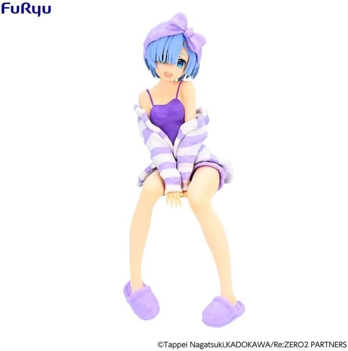 Furyu RE Zero - Rem Room Wear Purple - Statuette PVC Noodle Stopper 14cm
