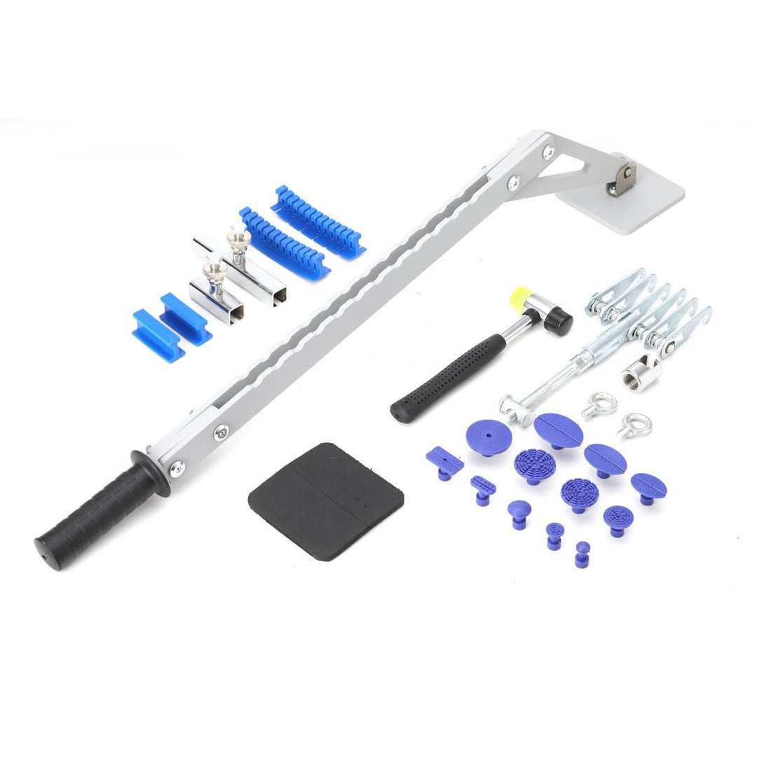 Lfhelper 6 Dent Puller Kit 625 mm Nivellierstange Single Leg Dent Puller 200 mm Dent Pull Bar Metal